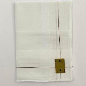 Lenço de Bolso Poker Premium 8289  branco